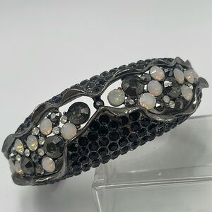 Crystal Rhinestone Evening Bangle Bracelet